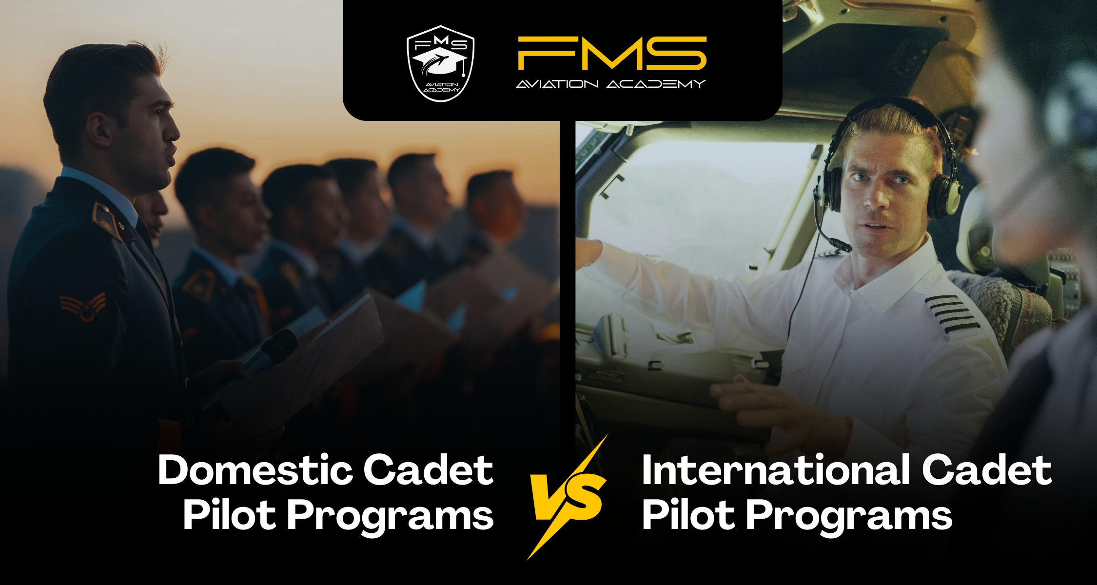 Domestic vs International Cadet Pilot Programs
