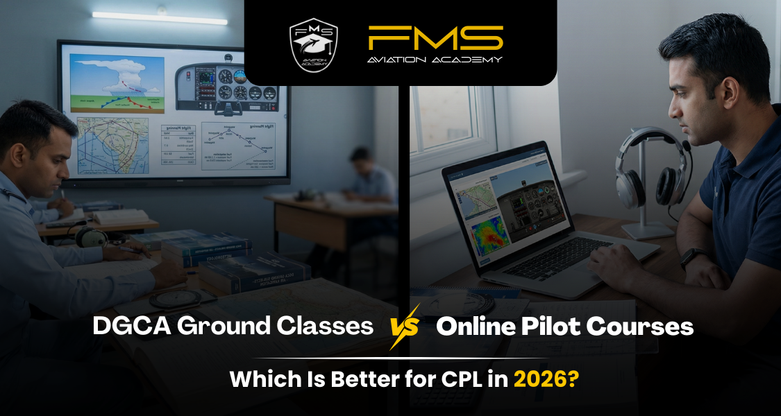 DGCA Ground Classes vs Online Pilot Courses